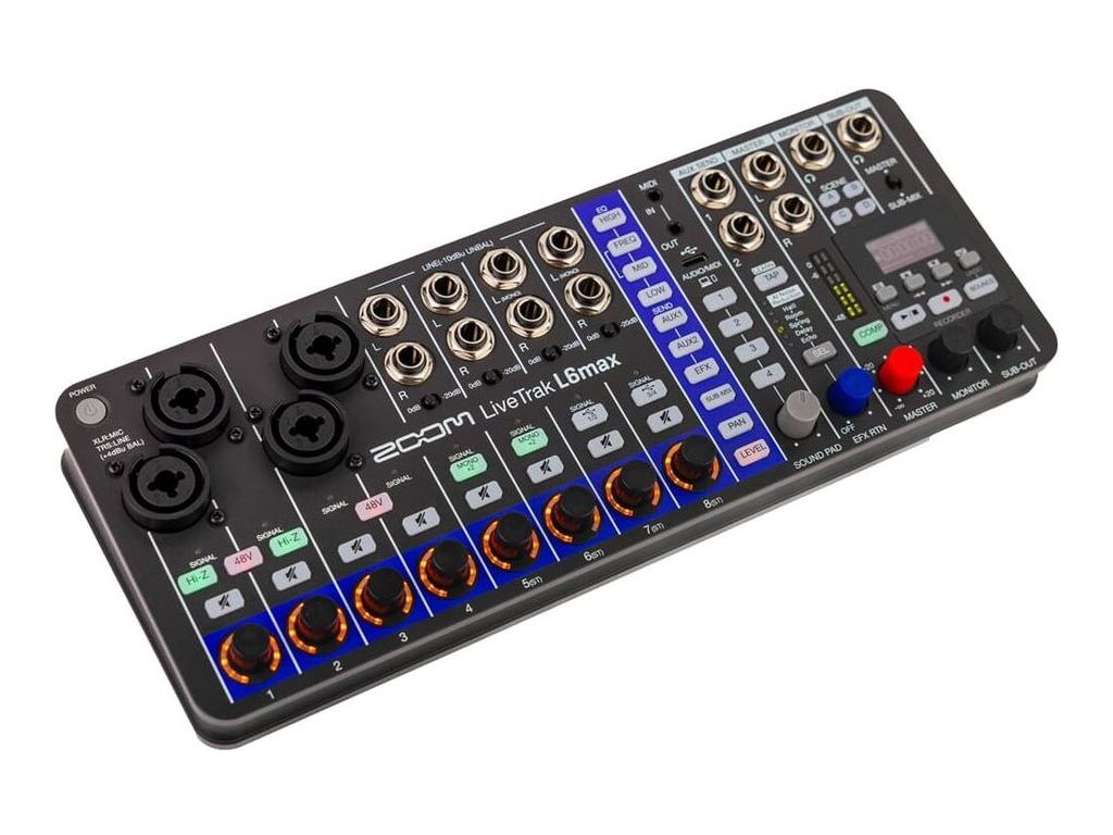 Zoom LiveTrak L6max