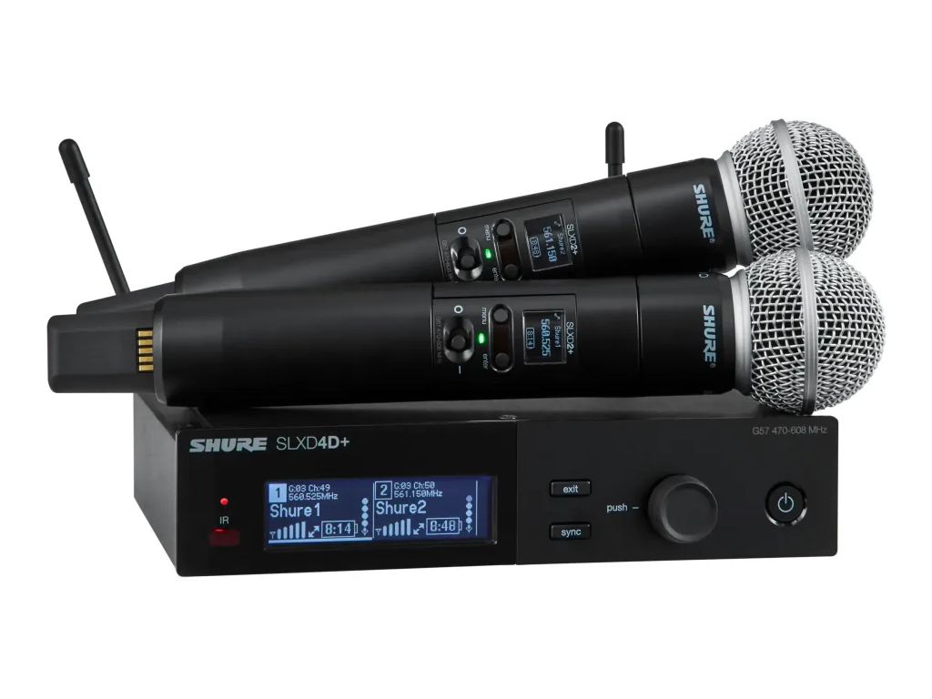 Shure SLX-D+ Dual Set Met SM58 NL afbeelding