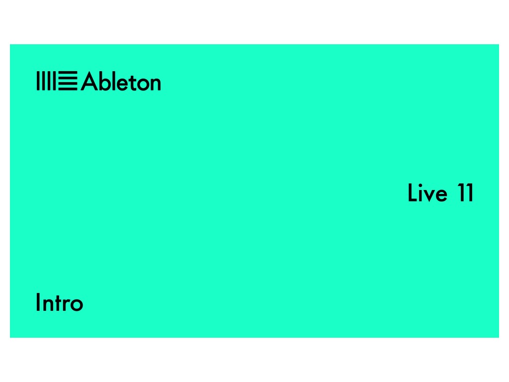 Ableton Live 11 Intro Download