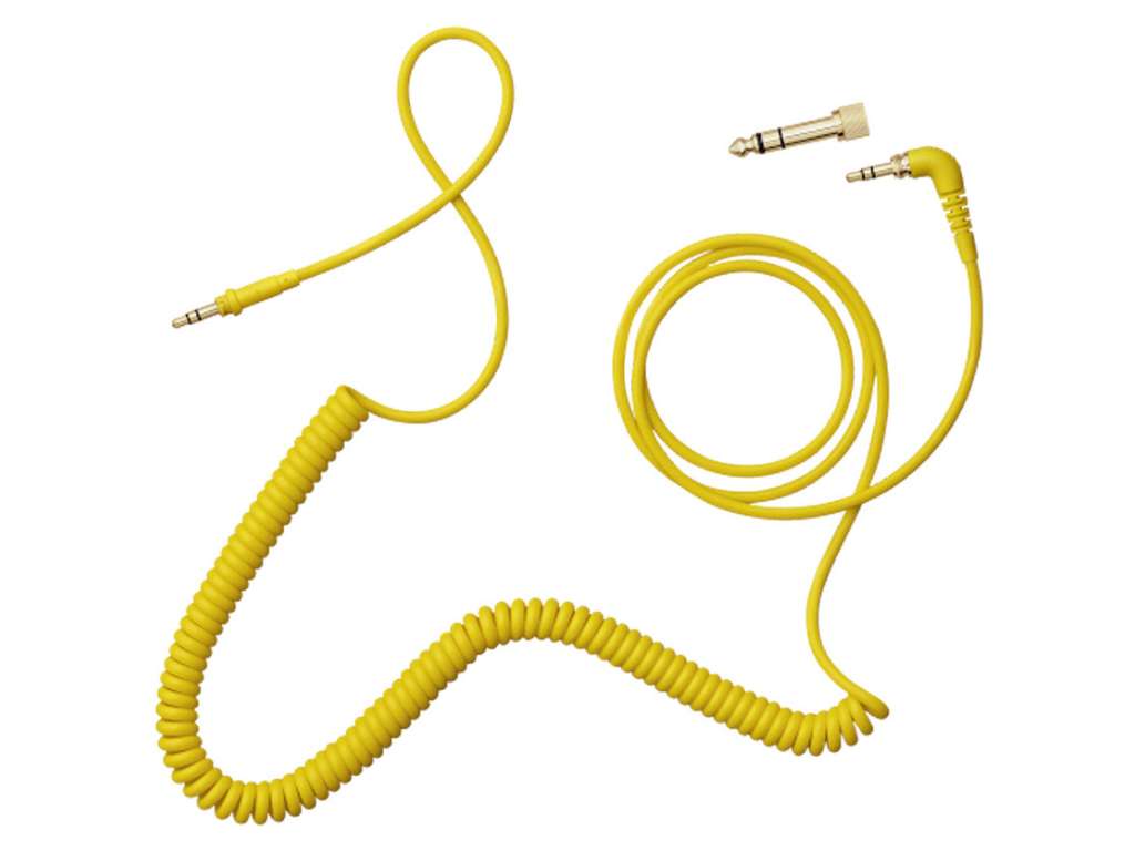 AIAIAI C09 Yellow Coiled Cable