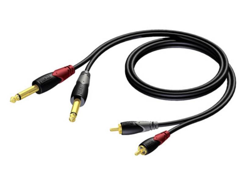 Procab CLA631/3 tulp naar jack kabel