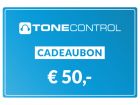 ToneControl Cadeaubon 50 Euro