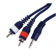 HQ HQM-240 minijack tulp kabel 1