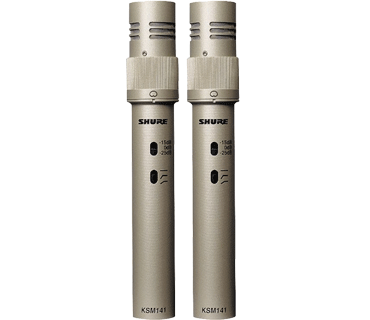 Shure KSM141/SL-ST condensator microfoon stereo pair