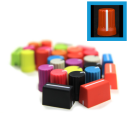 Chroma Caps Super Knob Rood