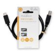 Nedis USB-B naar USB-C USB 2.0 Kabel 1m