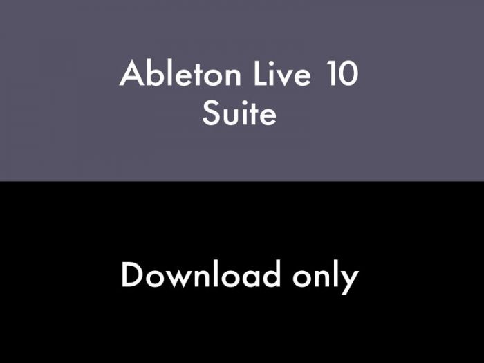 Ableton Live 10 Suite upgrade vanaf Live 1-9 download