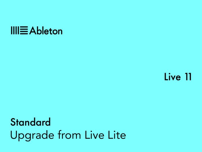 Ableton Live 11 Standard Upgrade from Lite Download