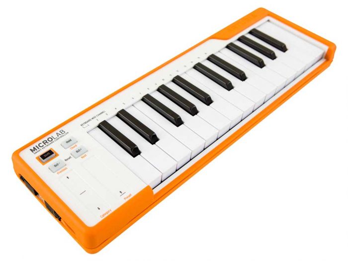 Arturia Microlab Oranje MIDI Keyboard Voorkant