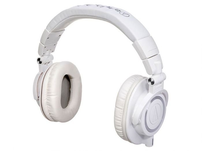 Audio Technica ATH-M50xWH wit studio hoofdtelefoon