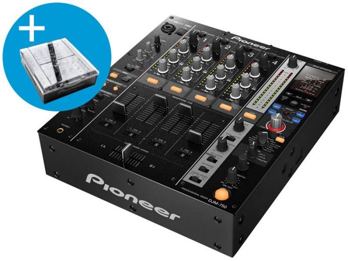 Pioneer DJM-750 K dj mixer zwart