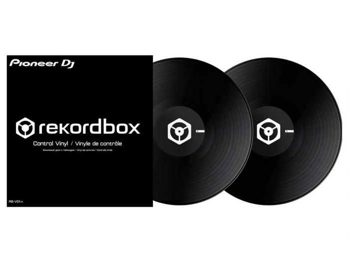 Pioneer Rekordbox DVS Control Vinyl Zwart Set RB-VD1-K