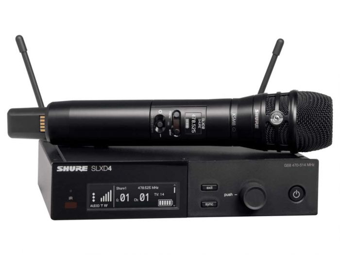 Shure SLX-D Handzender Systeem met KSM8