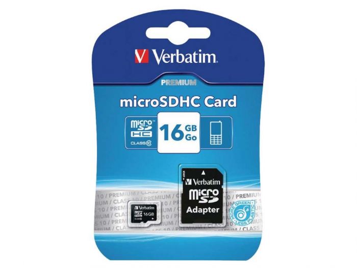 Verbatim MicroSDHC 16 GB Klasse 10