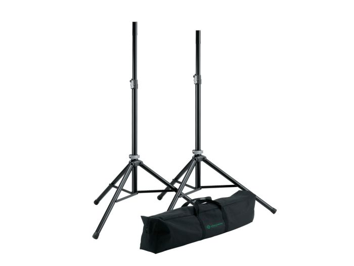 K&M 21449 Speakerstatieven + tas