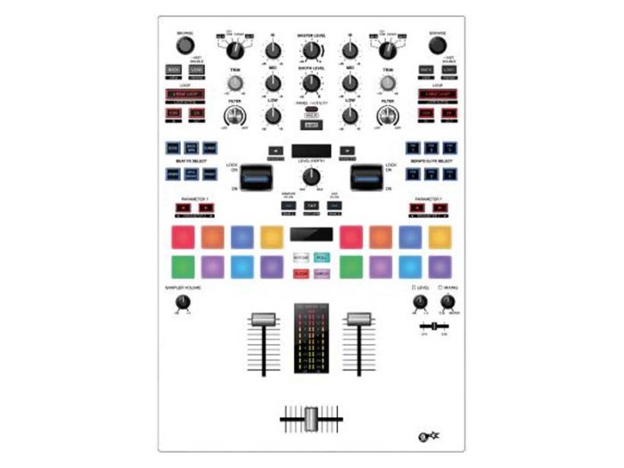 DJ-Skins Pioneer DJ DJM-S9 Skin White