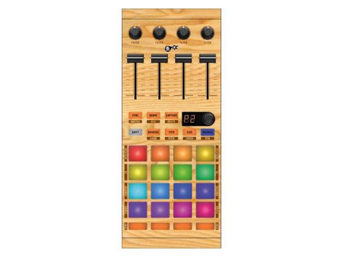 DJ-Skins Native Instruments F1 Skin Woody