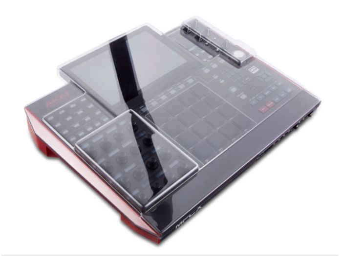 Decksaver AKAI MPC X Cover ZGAN Zijkant