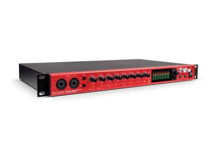 Focusrite Clarett 8Pre ZGAN Zijkant