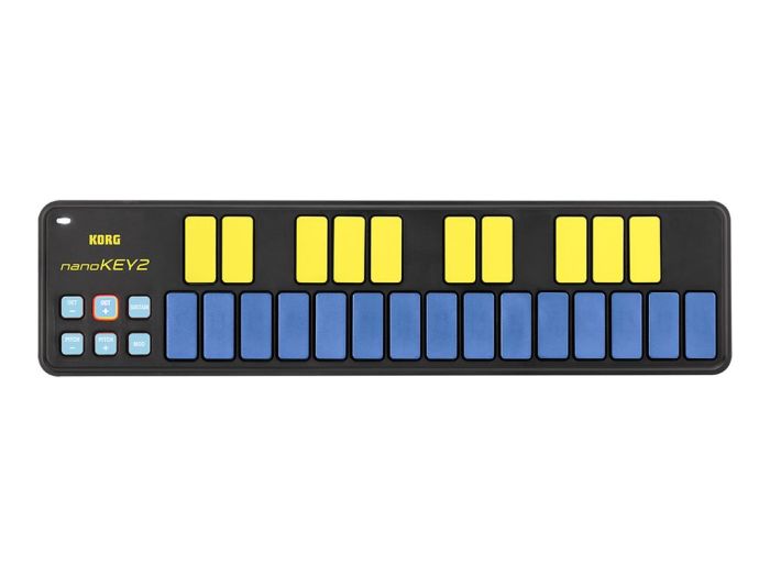Korg Nano Key 2 LTD Blue/Yellow Top View