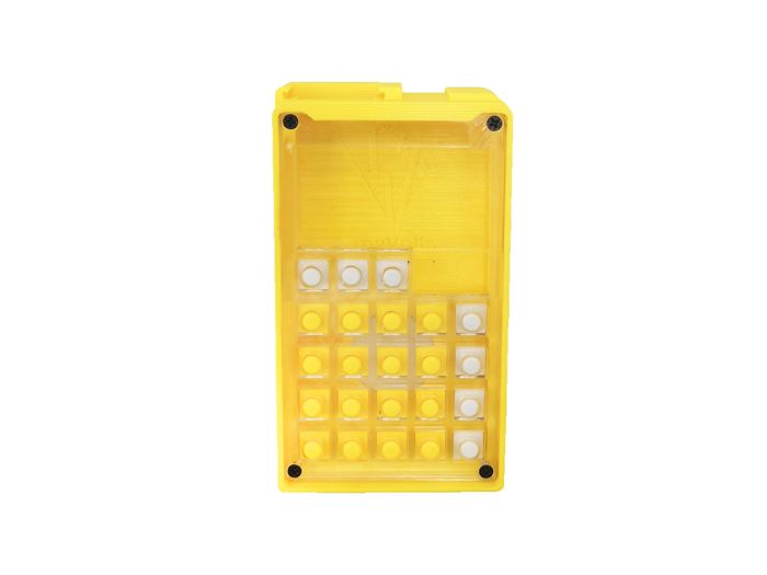 MyVolts Pocket Operator Case Yellow ZGAN Bovenaanzicht