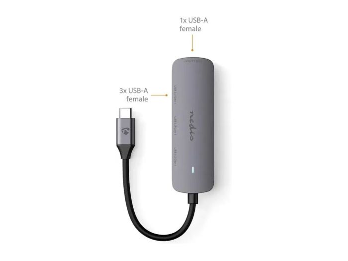 Nedis USB-HUB (C Male - 4x A Female) Main