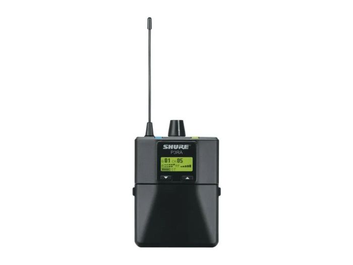 Shure P3RA PSM300 Professionele Bodypack Ontvanger K12 NL Voorkant