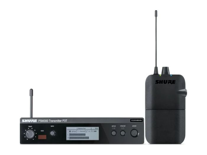 Shure PSM300 Draadloze In-Ear Systeem K12 NL Voorkant