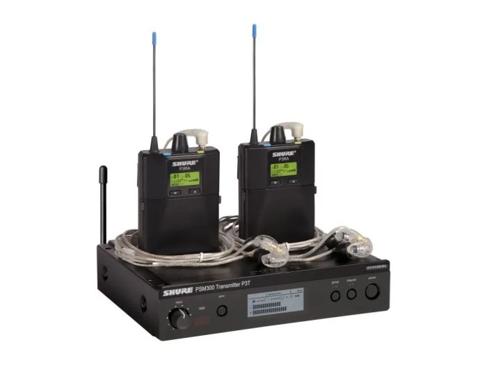 Shure PSM300 Twinpack Pro H20 BE incl. In-Ears Hero Shot Set