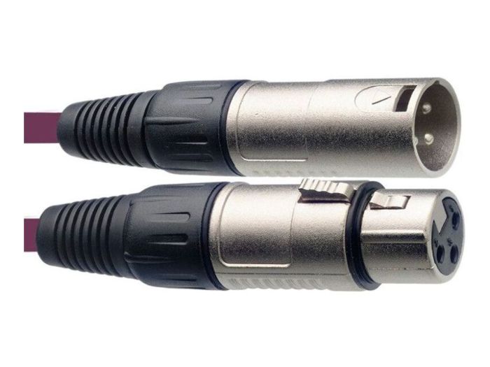Stagg XLR SMC10 CPP Paars Voorkant