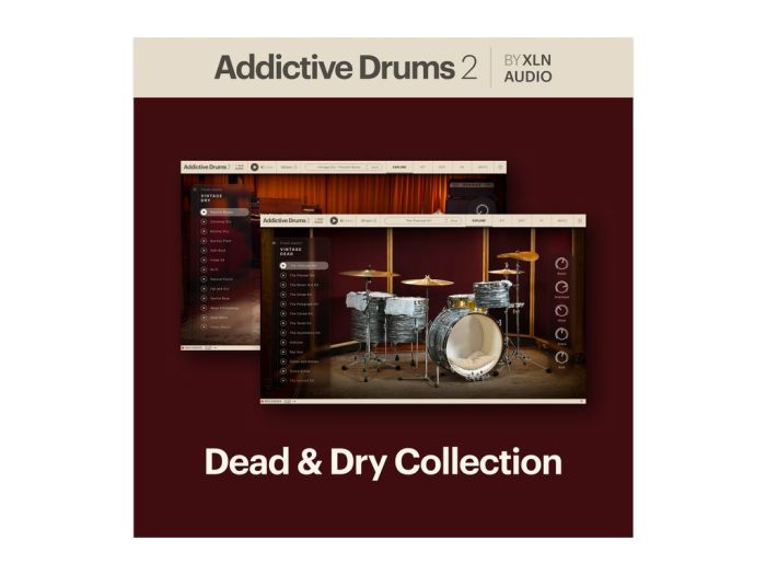 XLN Audio Addictive Drums 2 : Dead & Dry Collection Main