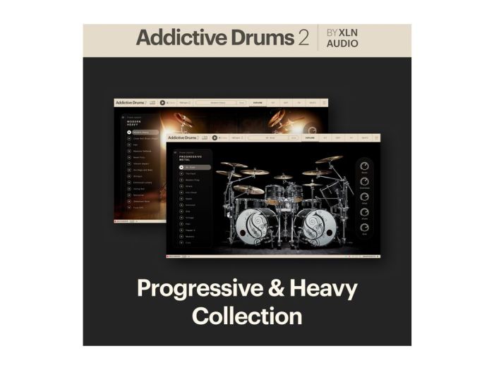 XLN Audio Addictive Drums 2 : Progressive and Heavy Collection Main