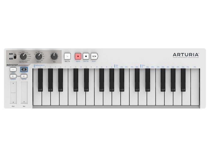 Arturia Keystep midi keyboard en step sequencer