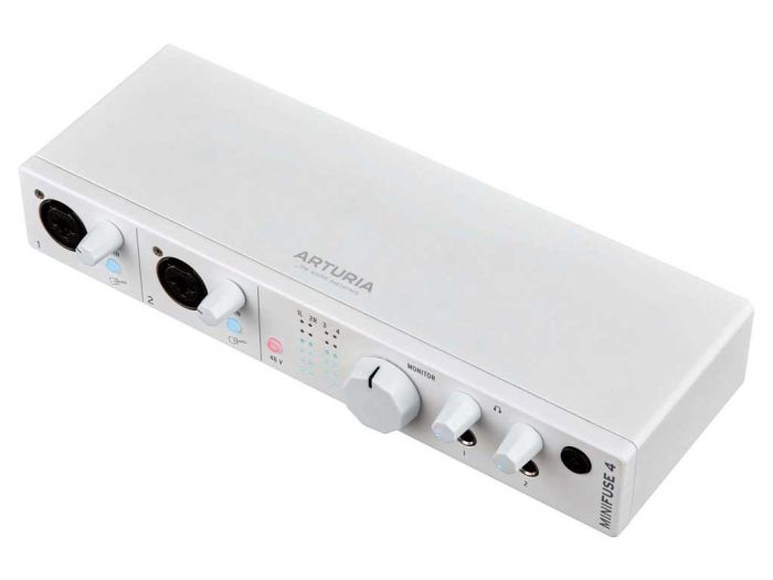 Arturia Minifuse 4 White Zijkant