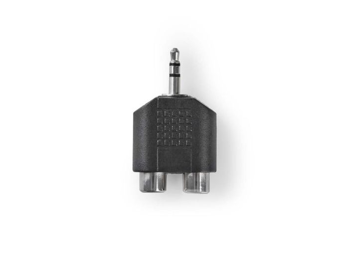 Nedis minijack mannelijk - 2x RCA vrouwelijk Adapter