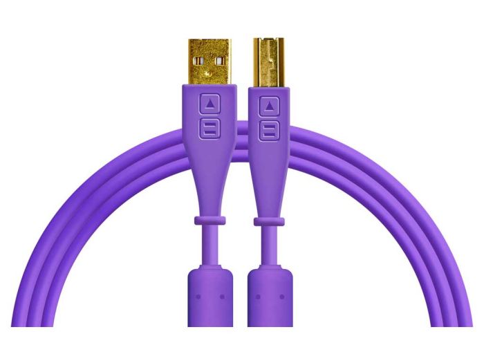 Chroma Cables USB-A to USB-B 1.5m Purple Straight
