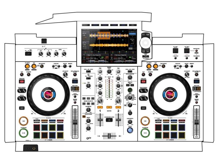 DJ Skins Pioneer DJ XDJ RX3 White