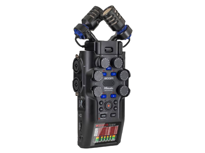Zoom H6studio Angled View