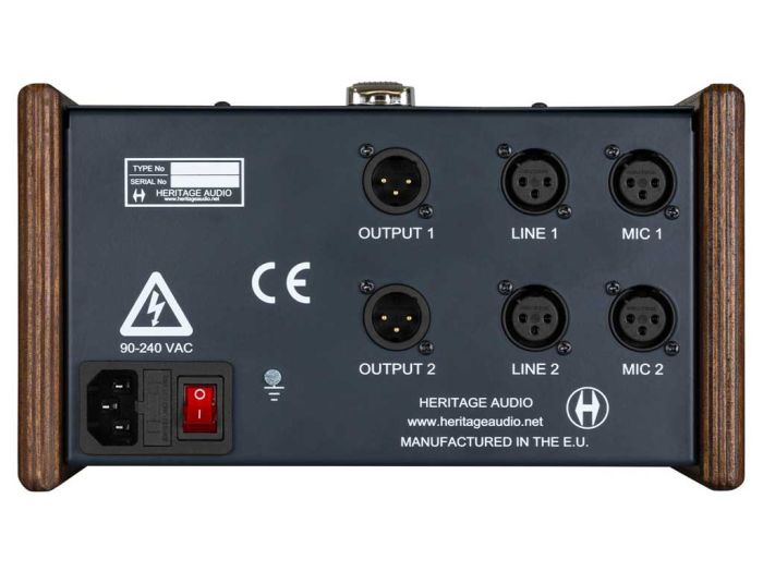 Heritage Audio Dual TableTop 73 Achterkant