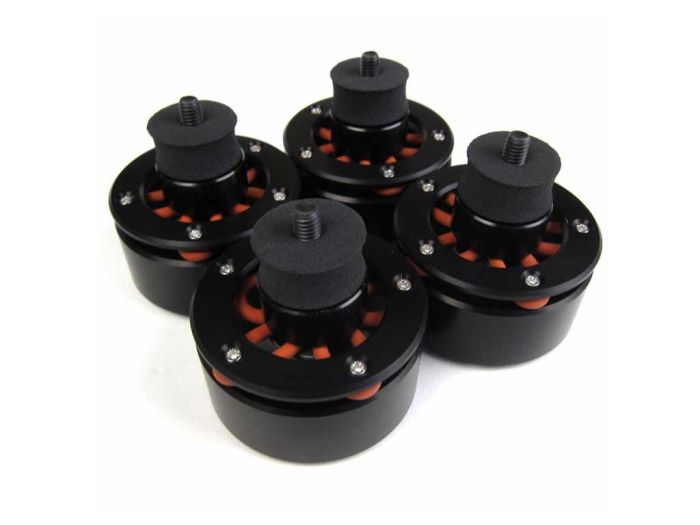 Isonoe anti-rumble voet zwart (set van 4)