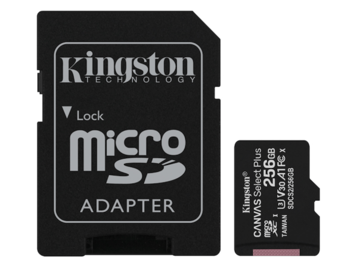 KINGSTON 256GB microSDXC Canvas Select+