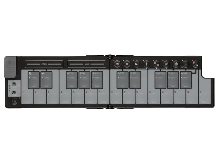 Korg nanoKEY Fold Zwart top main
