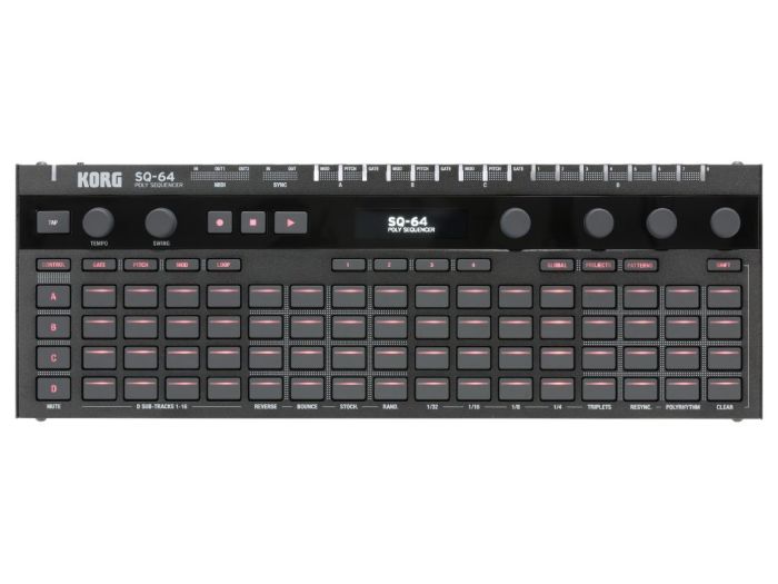 Korg SQ-64 top view