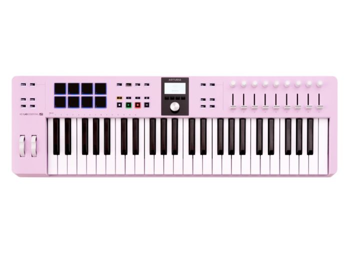 Arturia KeyLab 49 Essential MK3 Rose Quartz Top