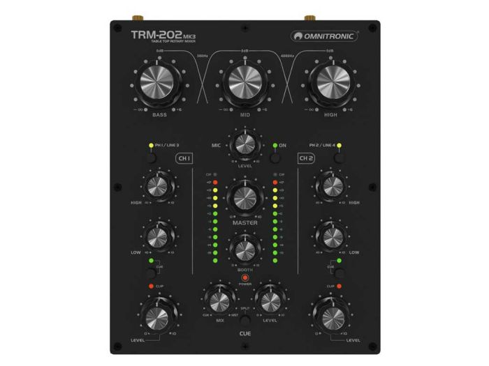 Omnitronic TRM-202 MK3 top view