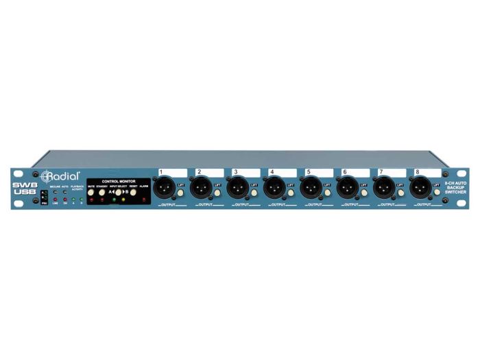 Radial SW8-USB Auto Backup Switcher Voorkant