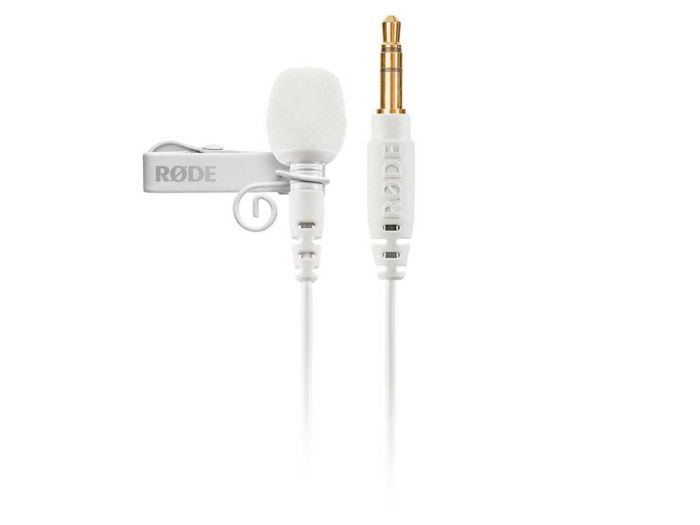 Rode Lavalier GO Microfoon Wit Compleet