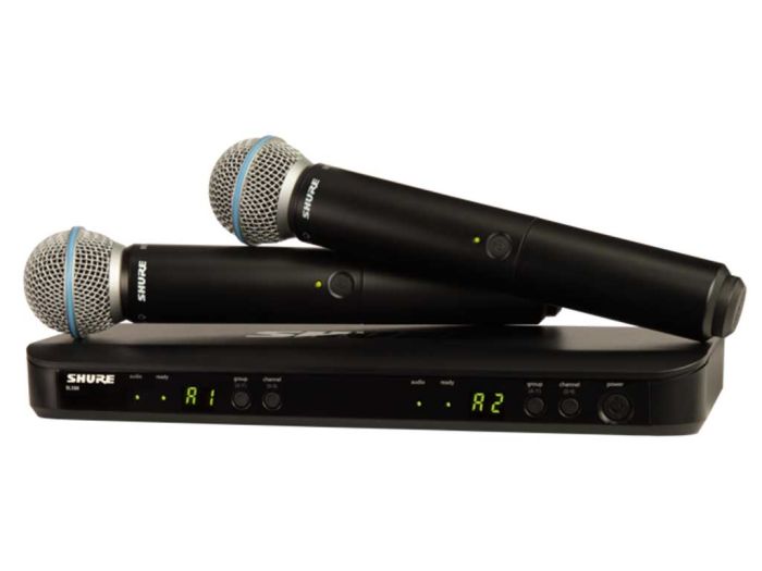 Shure BLX288 - Beta58A dual handheld draadloos