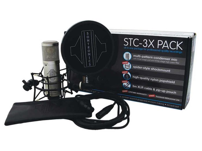 Sontronics STC 3X Pack Silver Voorkant