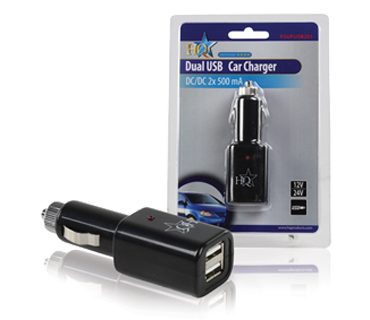 HQ dubbele USB autolader
